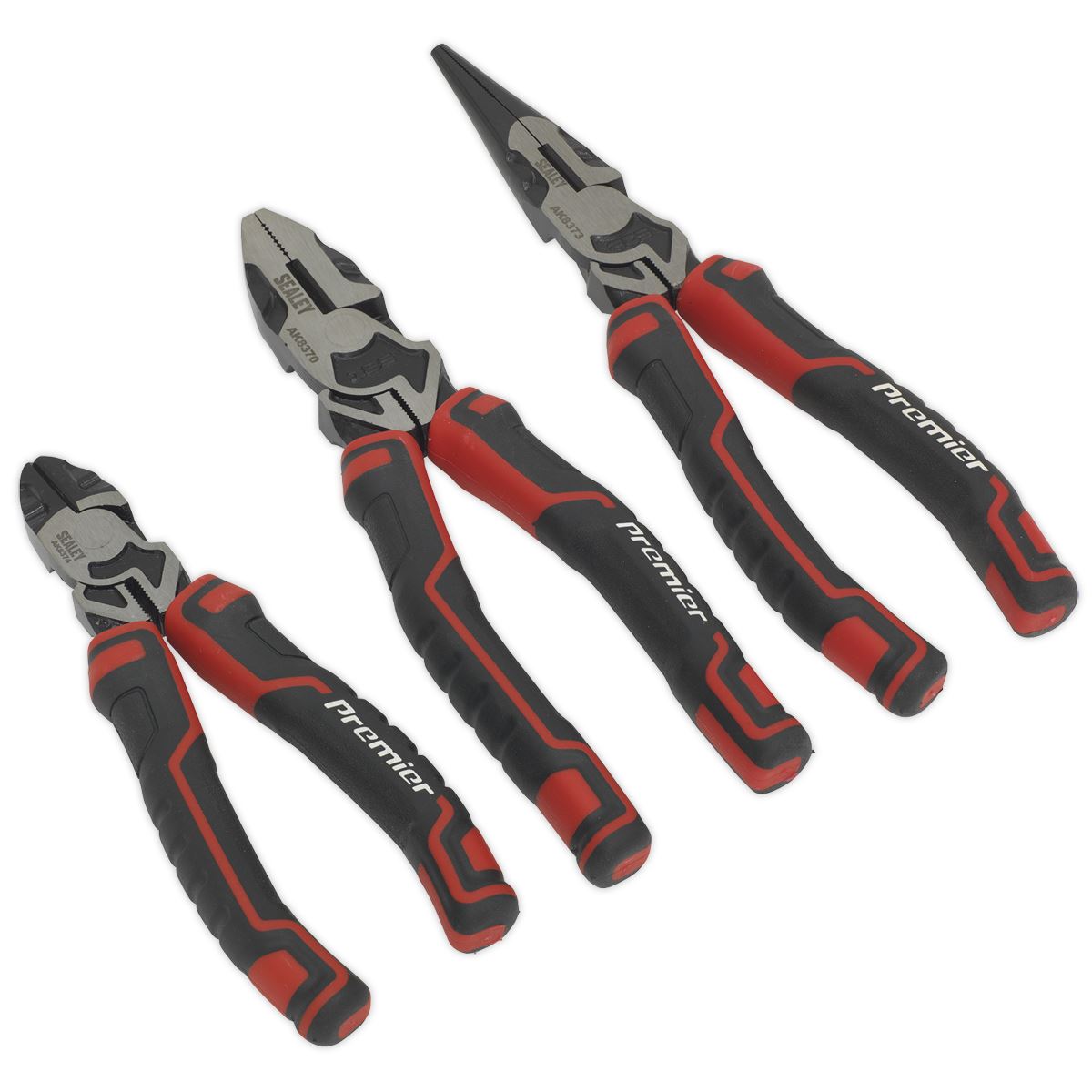 Sealey Pliers Set High Leverage 3pc AK8376