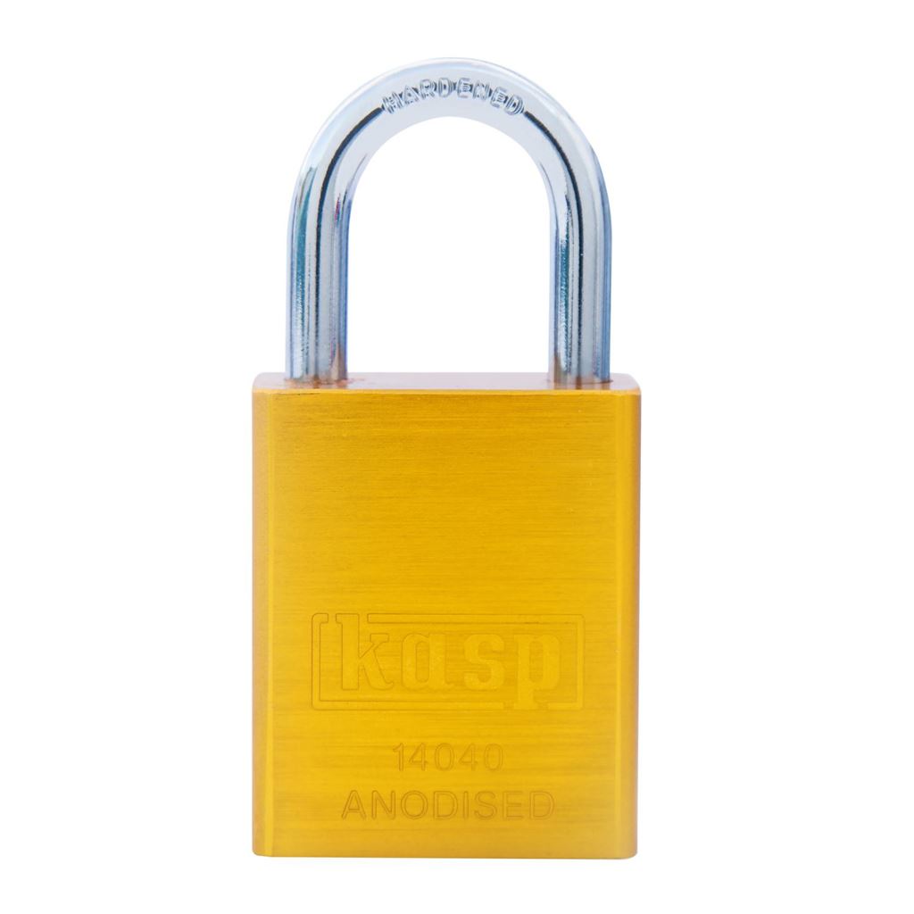 Kasp Aluminium Padlock 38mm Gold K14040GOLD