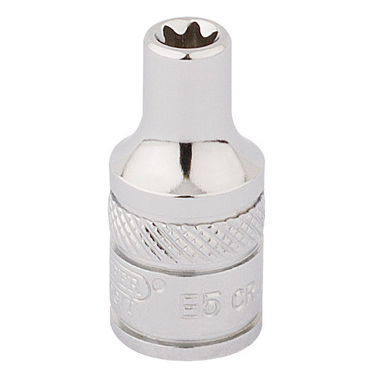 Draper Expert Quality 1/4" Square Drive TX-Star Socket - E5 - 34052