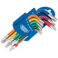 Draper 66135 Metric Coloured Short Arm Draper TX-STAR Key Set (9 Piece)