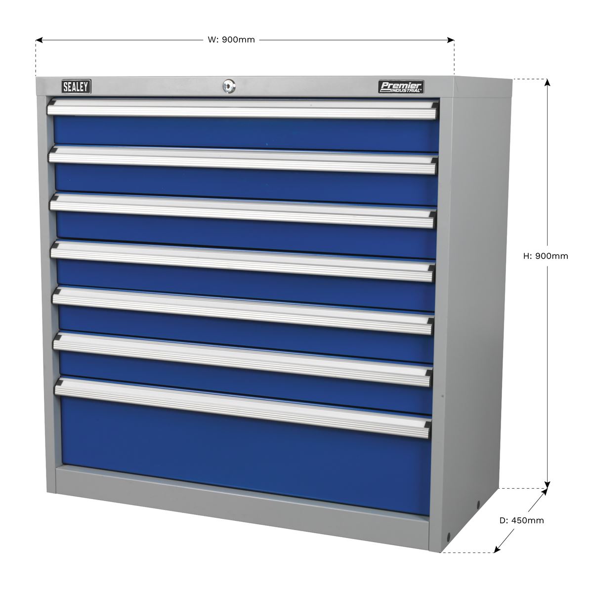 Sealey Industrial Cabinet 7 Drawer API9007