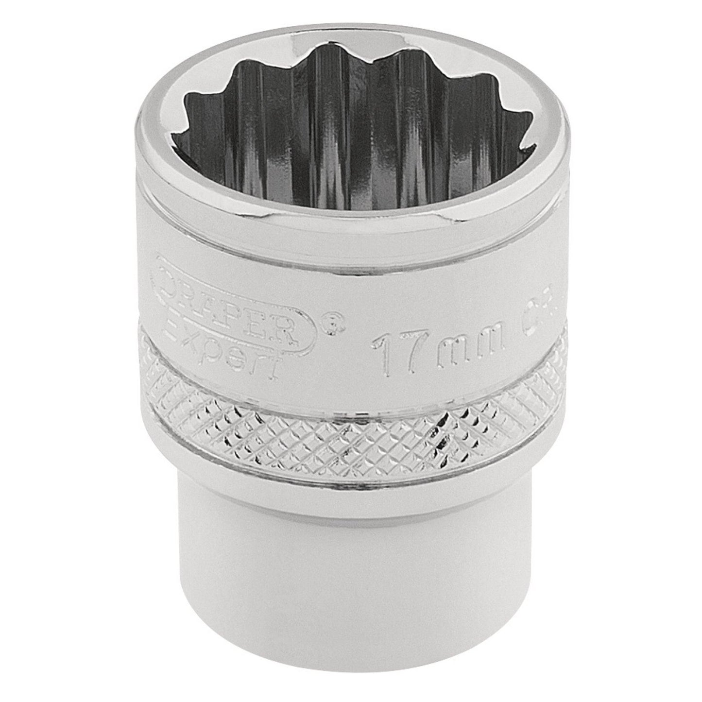 Draper 3/8" Sq. Dr. Hi-Torq 12 Point Socket (17mm) - 32781