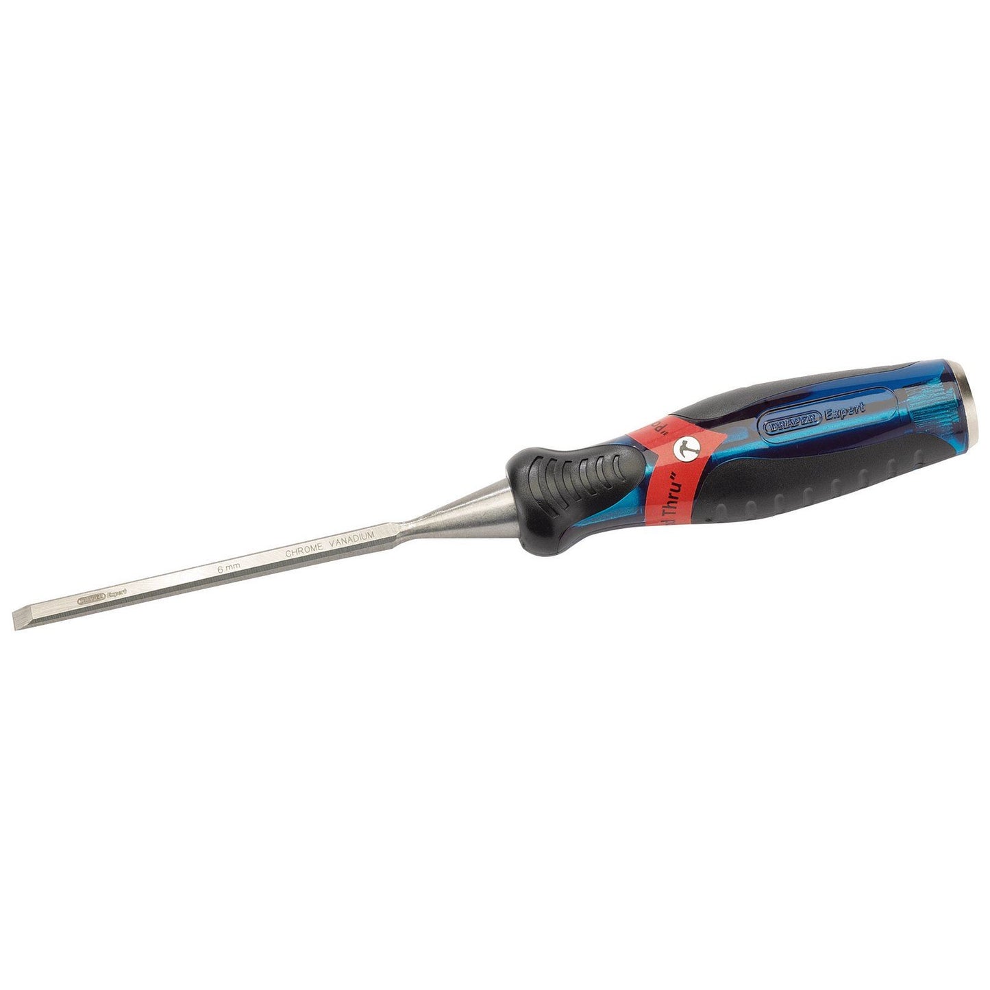 Draper 24402 Expert Plus 6mm Soft Grip 'Pound Thru' Bevel Edge Wood Chisel