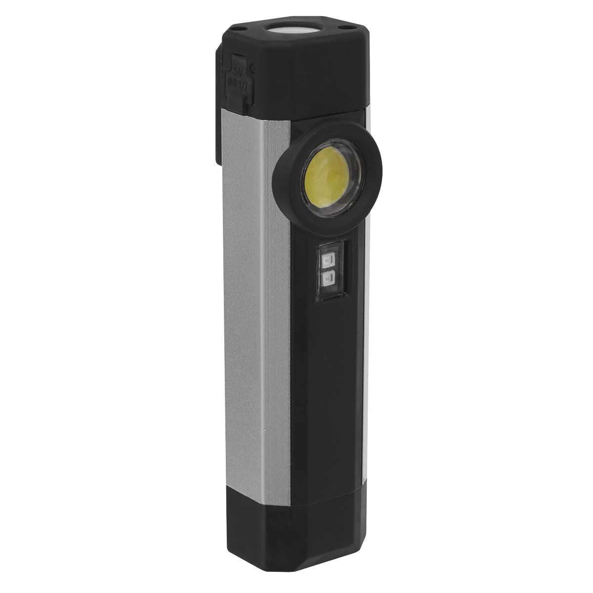 Sealey Rechargeable Aluminium Pocket Light with UV 3W COB & 1 SMD LED220UV