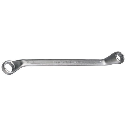 16mm X 17mm Elora Deep Crank Metric Ring Spanner Draper 06200