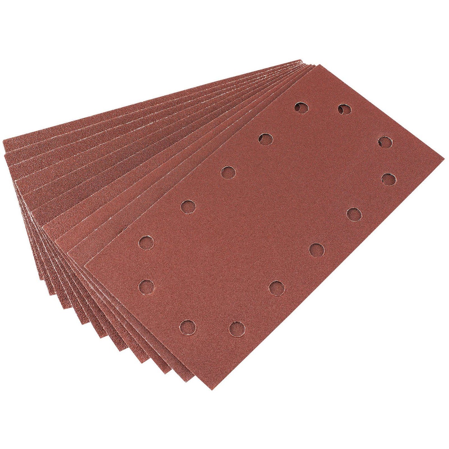 Draper Assorted Pack of Aluminium Oxide Sanding Sheets (115 x 227mm) - 92296