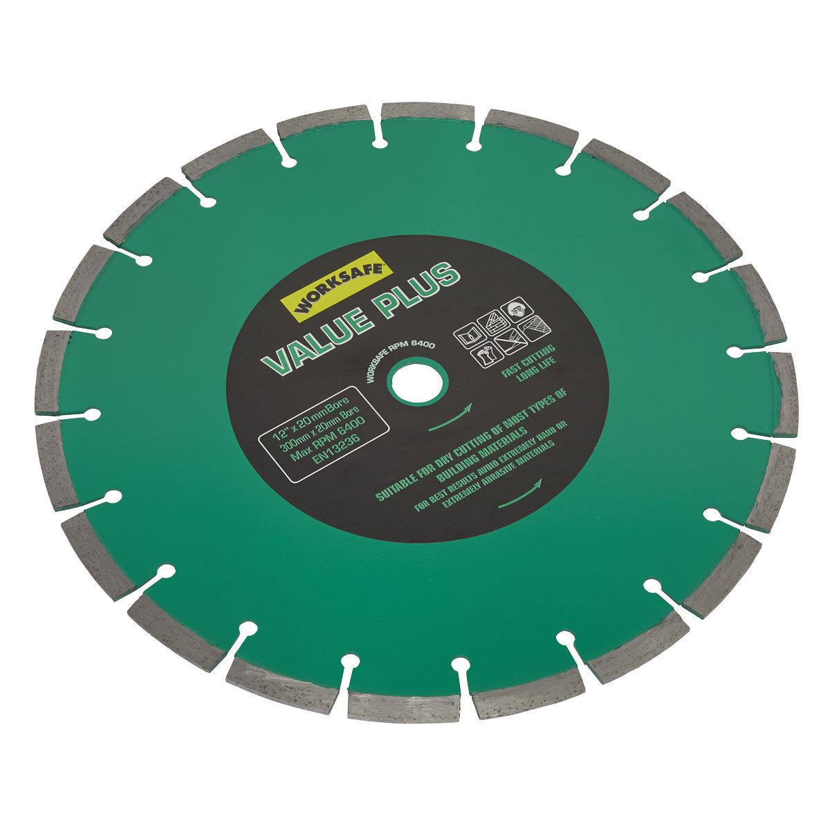 Sealey Value Plus Diamond Blade 300 x 20mm WDVP300/20