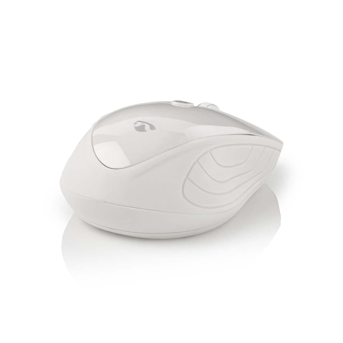 Nedis Wireless Mouse 1000 DPI 3-Button White MSWS400WT