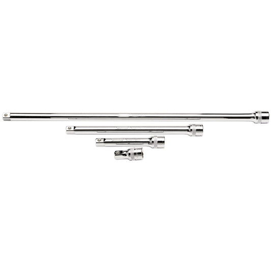 Draper 16769 1/2in Square Drive Extension Bar Set 4 Piece