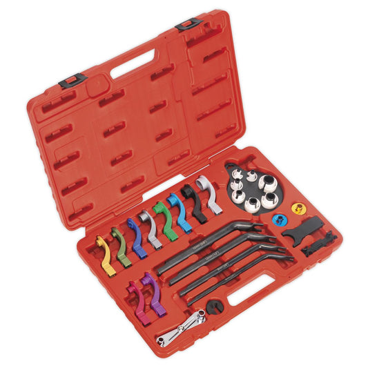 Sealey Fuel & Air Conditioning Disconnection Tool Kit 27pc VS0557