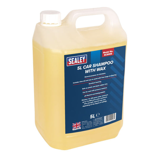 Sealey Car Shampoo with Wax 5L SCS005