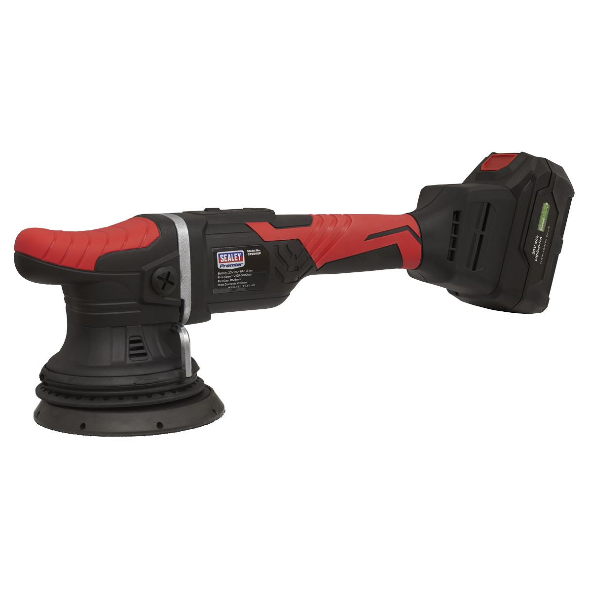 Sealey Cordless Orbital Polisher 125mm 20V Li-ion - Body Only CP20VOP