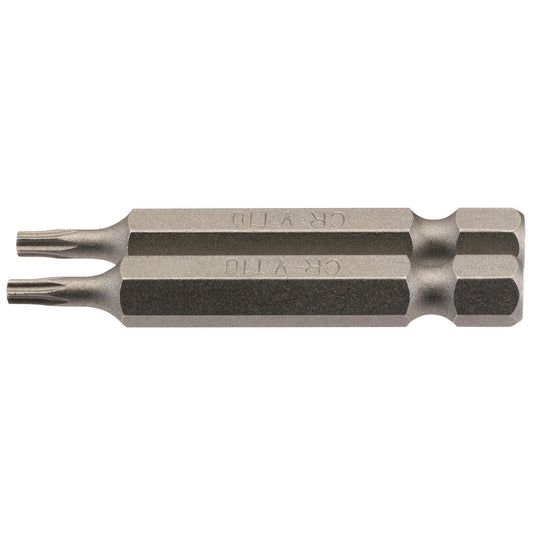 GENUINE Draper T10 1/4" Hex. Draper TX-STAR® Insert Bit 50mm Long x 2 | 66486