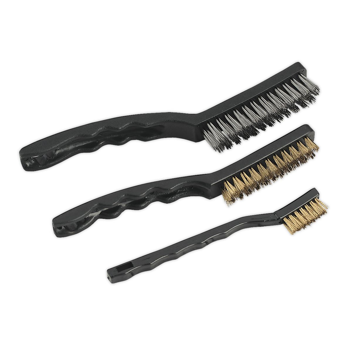 Sealey Wire Brush Set Auto Engineer's 3pc AK9801