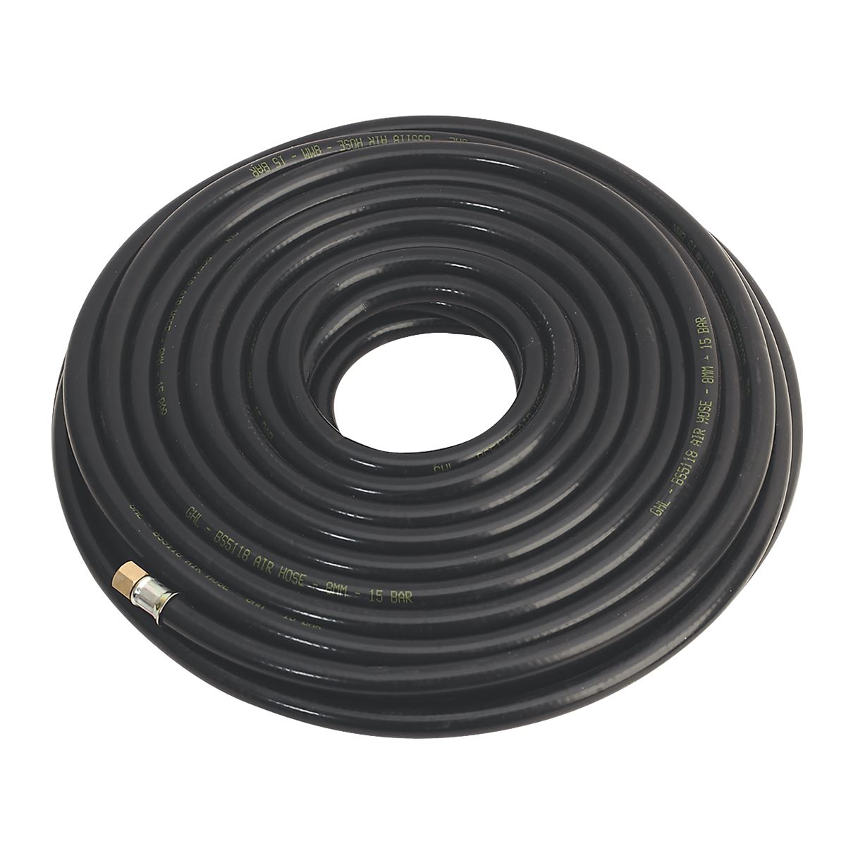 Sealey Air Hose 30m x 8mm with 1/4"BSP Unions Heavy-Duty AH30RX