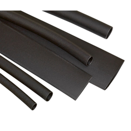 Sealey Heat Shrink Tubing Assortment 95pc 100mm Black HST100B