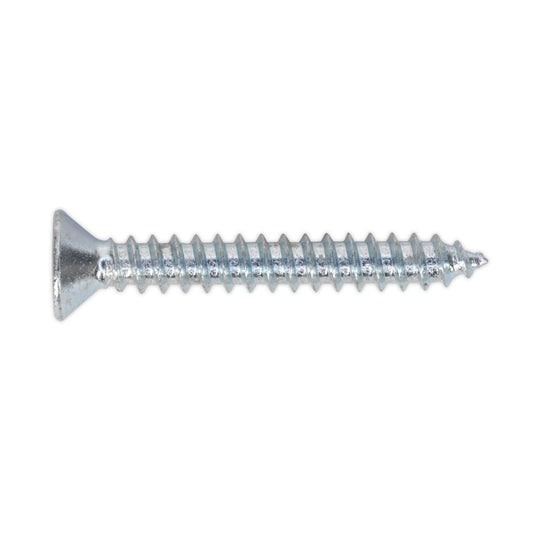 Sealey Self Tapping Screw 3.5 x 25mm Countersunk Pozi Pk of 100 ST3525