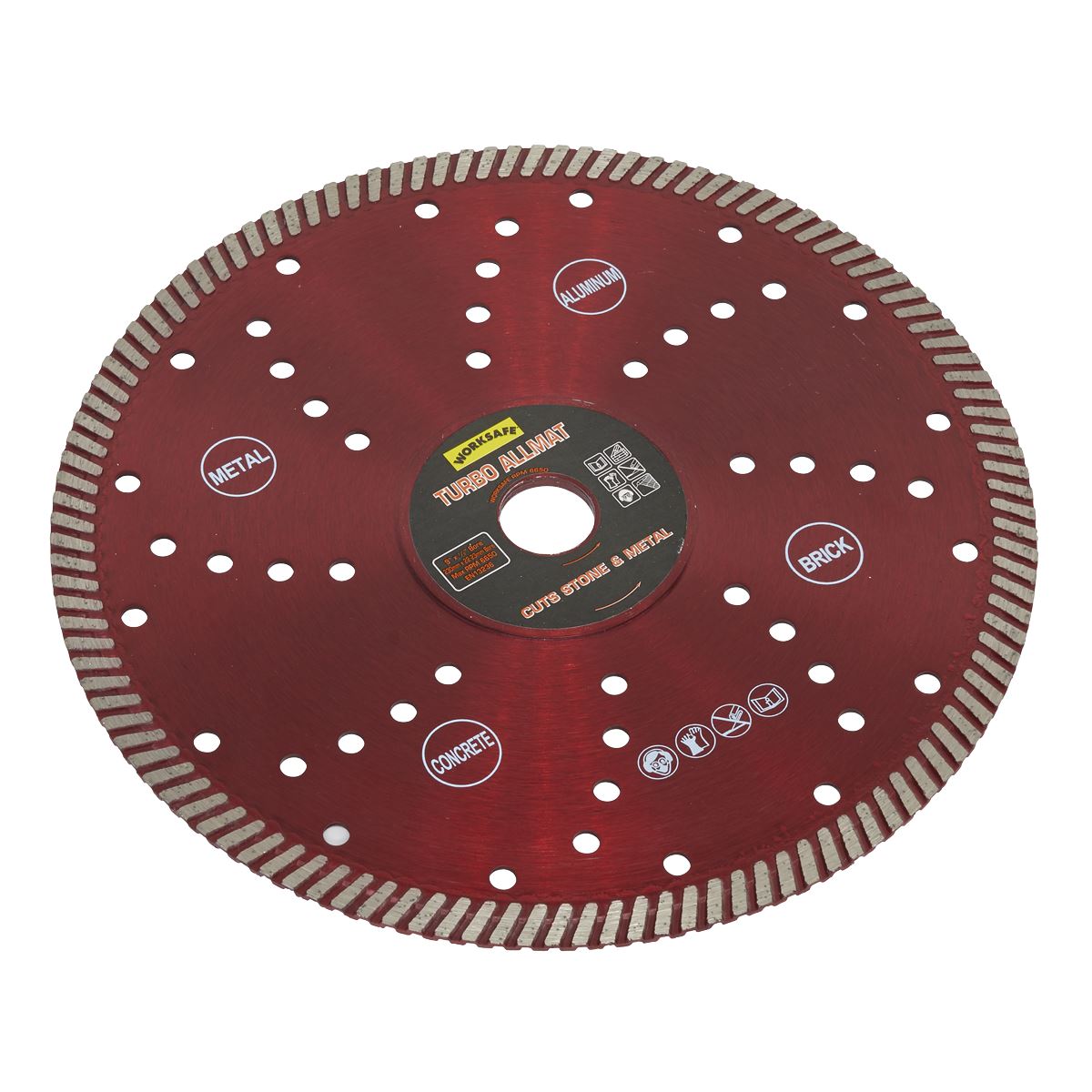 Sealey Turbo Allmat Diamond Blade 230 x 22mm WDTA230