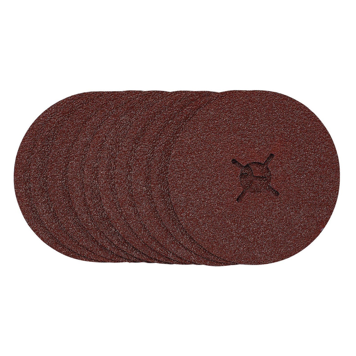 Draper Fibre Sanding Discs, 125mm, 36 Grit, (Pack of 10) SDFD125 (68628)