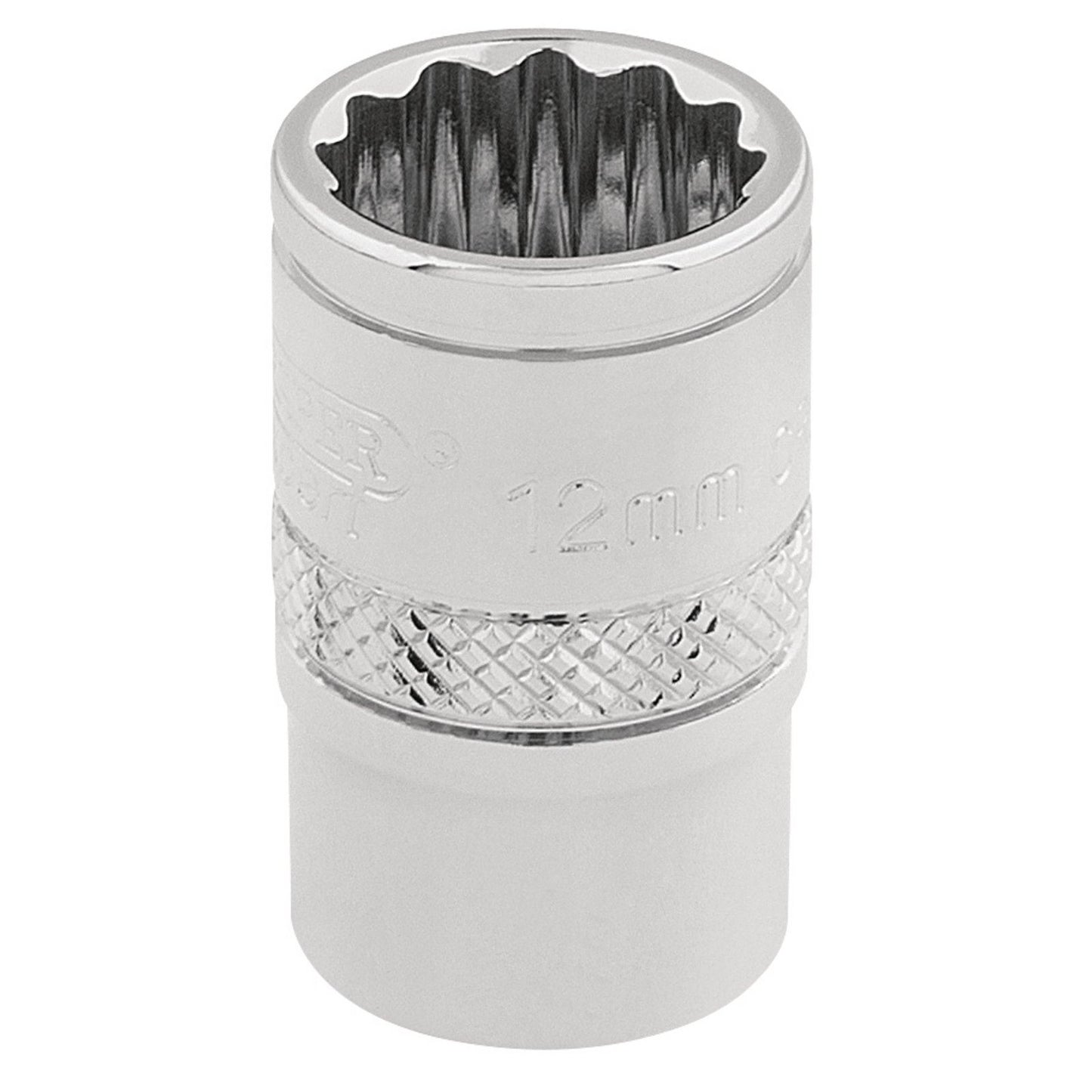 Draper 3/8" Sq. Dr. Hi-Torq 12 Point Socket (12mm) - 32772