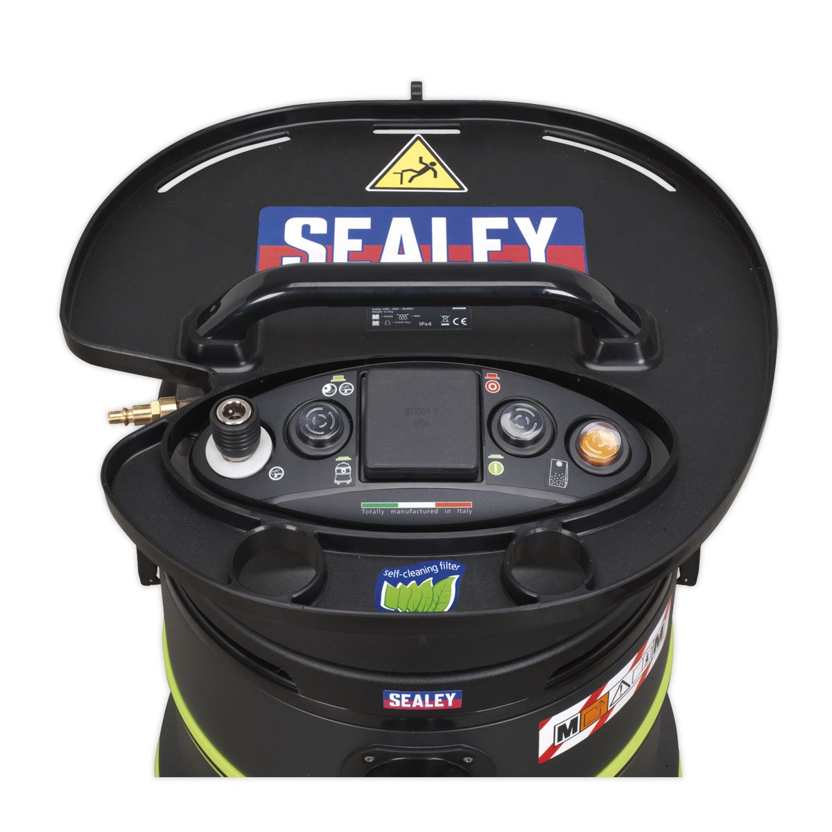 Sealey Vacuum Cleaner Ind Dust-Free Wet & Dry 35L 1200W M Class DFS35M