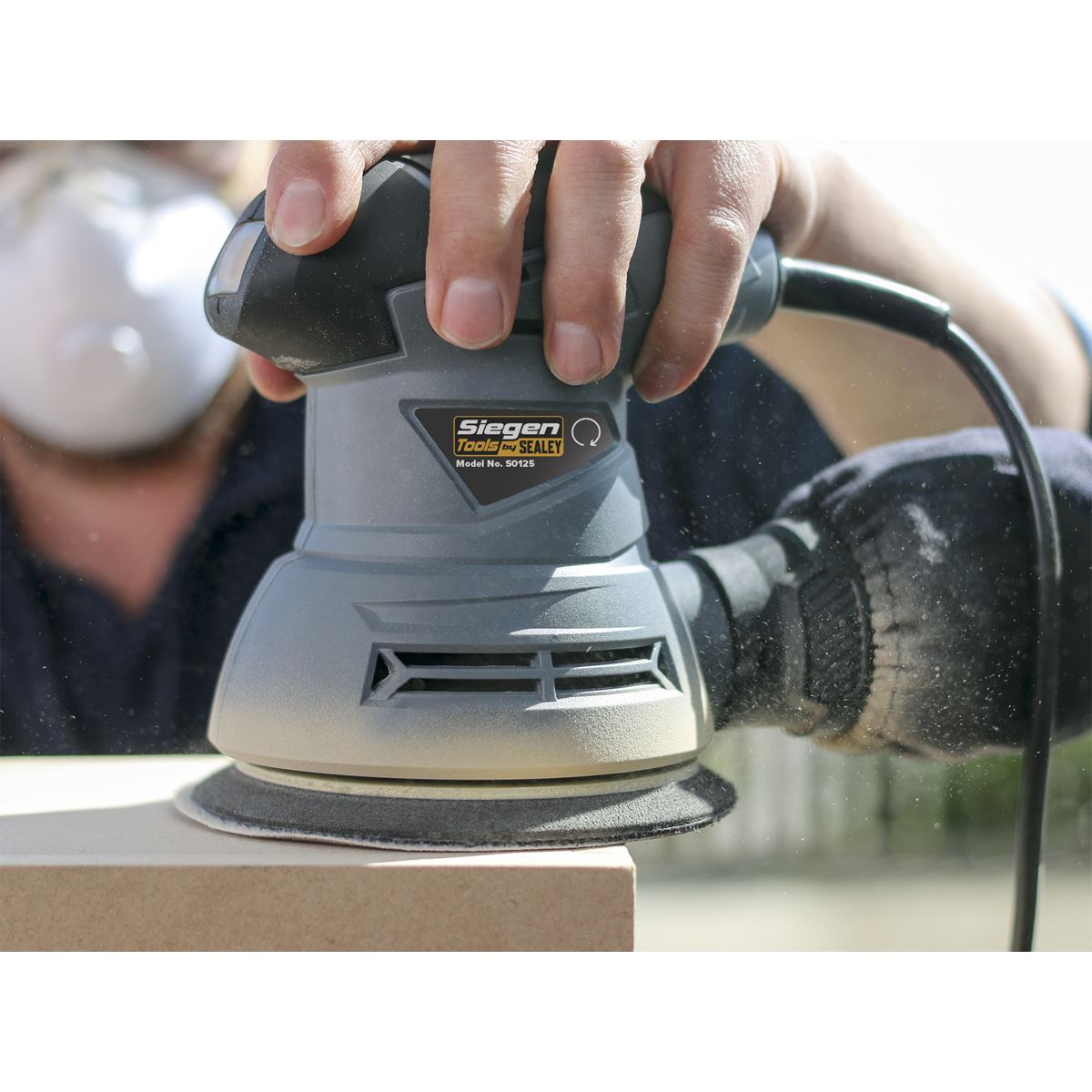 Sealey Dual Action Palm Sander 125mm 240W/230V S0125