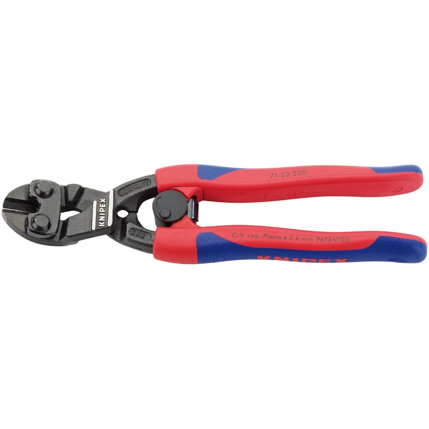 Draper 49189 Knipex 200mm Cobolt 20dg Angled Head Bolt Cutter with Sprung Handle