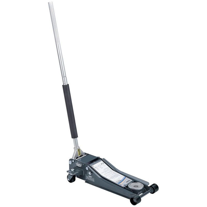 Draper Expert 31481 2 Tonne Trolley Jack 72mm Low Profile Entry Quick Lift