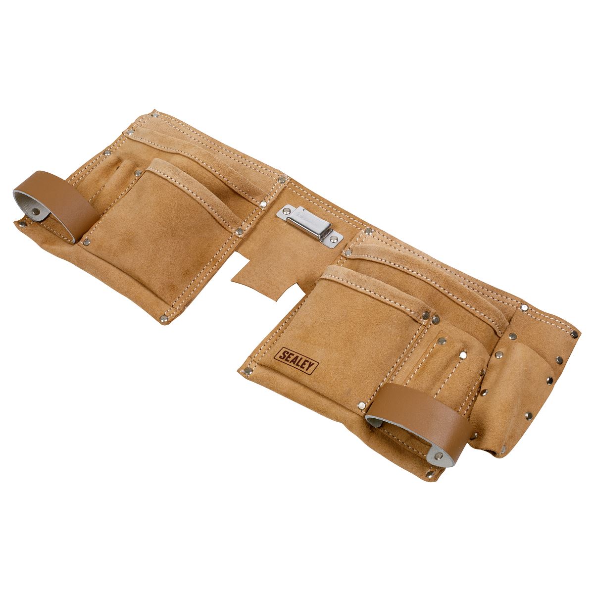 Sealey Double Pouch Leather Tool Belt STBL01