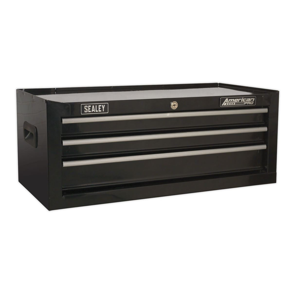 Sealey Mid-Box 3 Drawer with Ball-Bearing Slides - Black AP223B