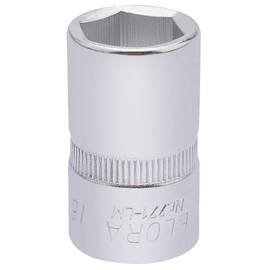 16mm 1/2" Square Drive Elora Hexagon Socket Draper 15305