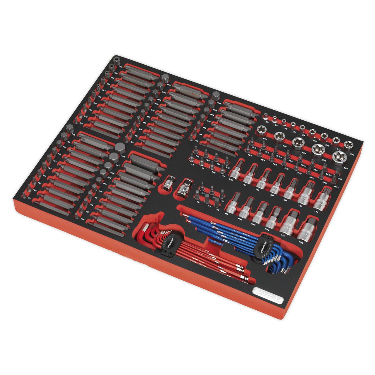 Sealey Tool Chest Combination 23 Drawer - Black with 446pc Tool Kit TBTPBCOMBO4