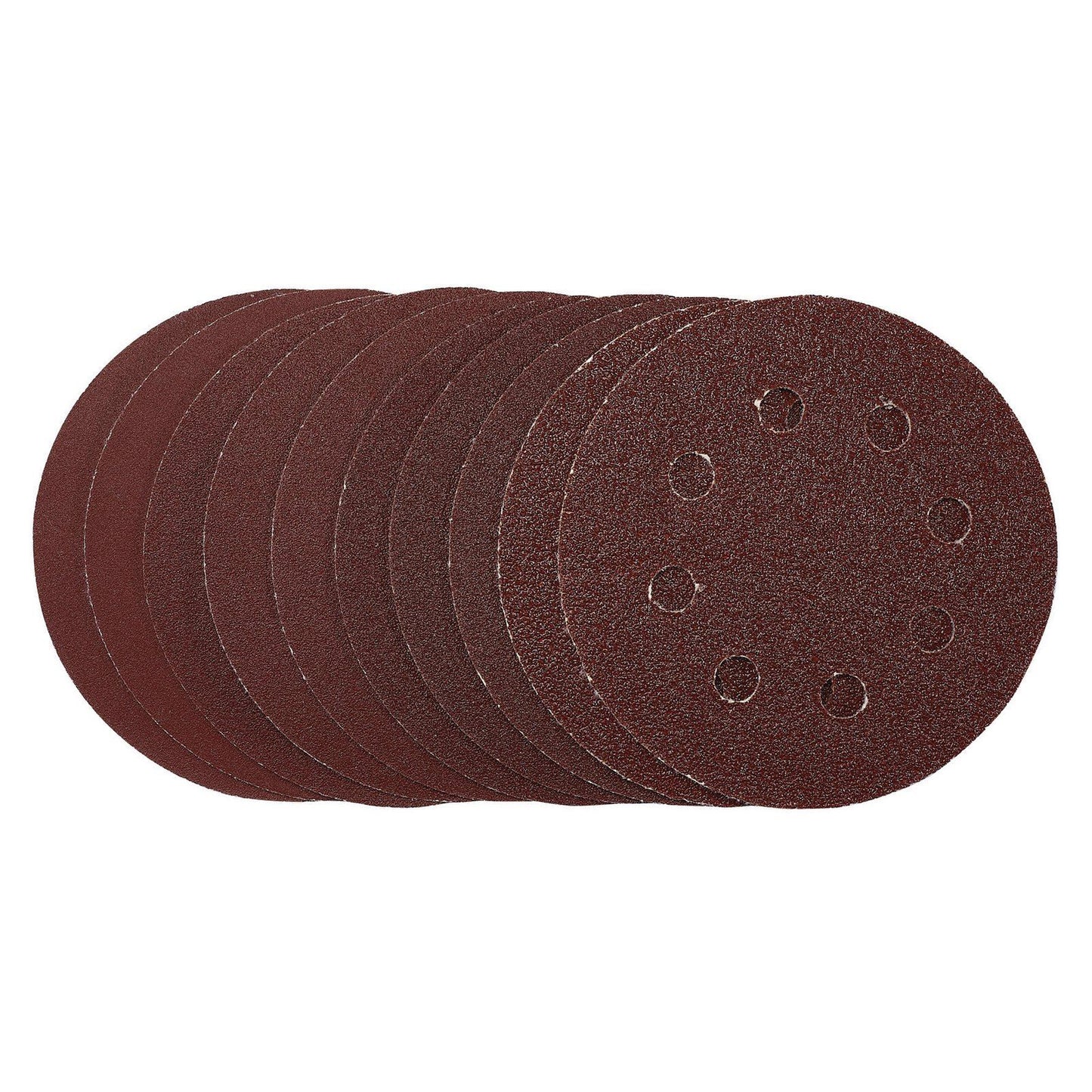 Draper Sanding Discs, 115mm, Hook & Loop, Assorted Grit, (Pack of 10) SDHAL115 - 53510