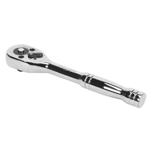 Sealey Ratchet Wrench 1/4"Sq Drive Pear-Head Flip Reverse S0704