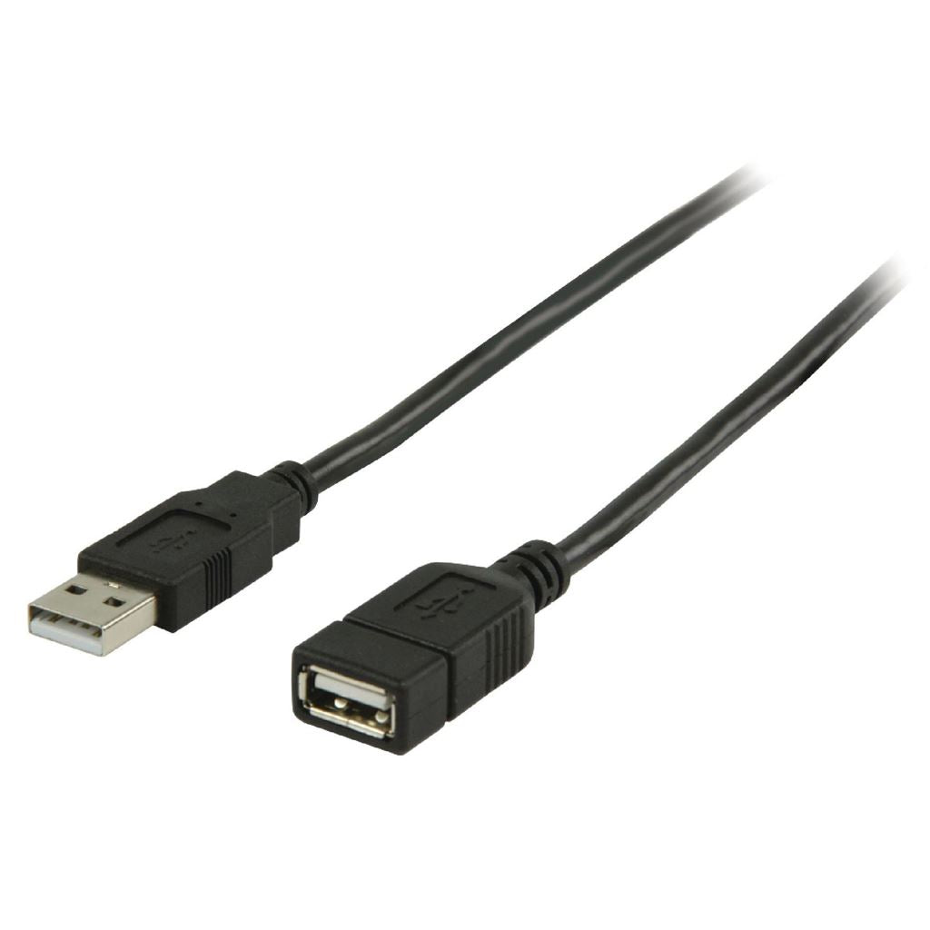 Glaxio® USB 2.0 USBA Male to USBA Female extension Cable 2m