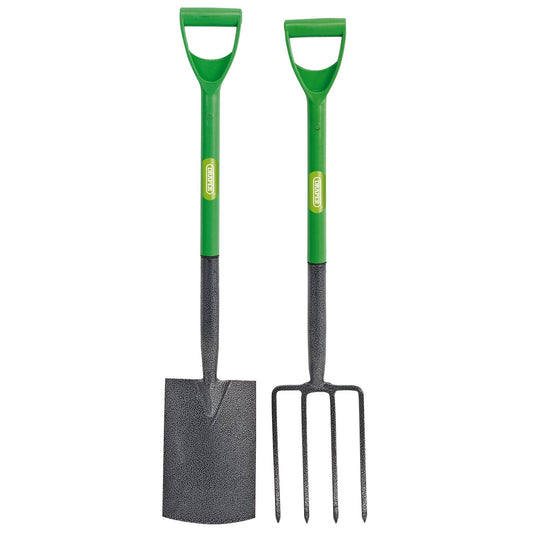 Draper 16566 Carbon Steel Digging Garden Spade & Fork Gardening Set