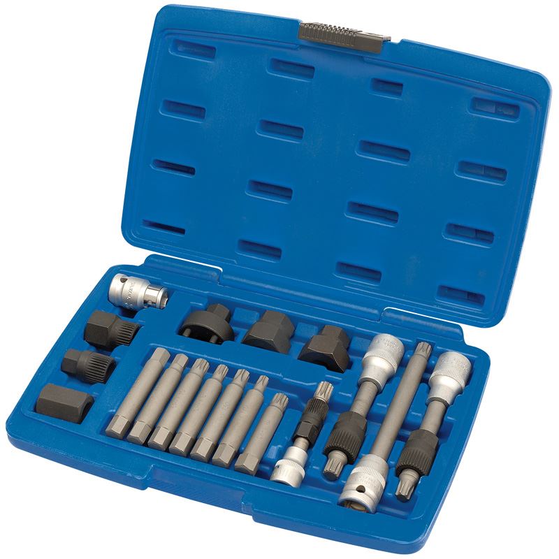 Draper 31921 AFWPS18 Expert Alternator Pulley Tool Kit (18 Piece)