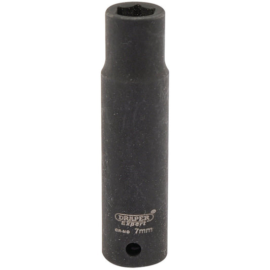 Draper 05185 Expert 7mm 1/4" Square Drive Hi-Torq6 Point Deep Impact Socket