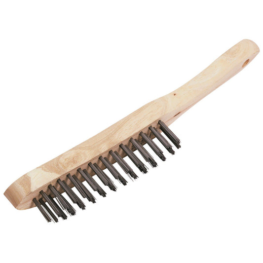 Draper Wire Scratch Brush, 4 Row, 290mm WB/I - 31570