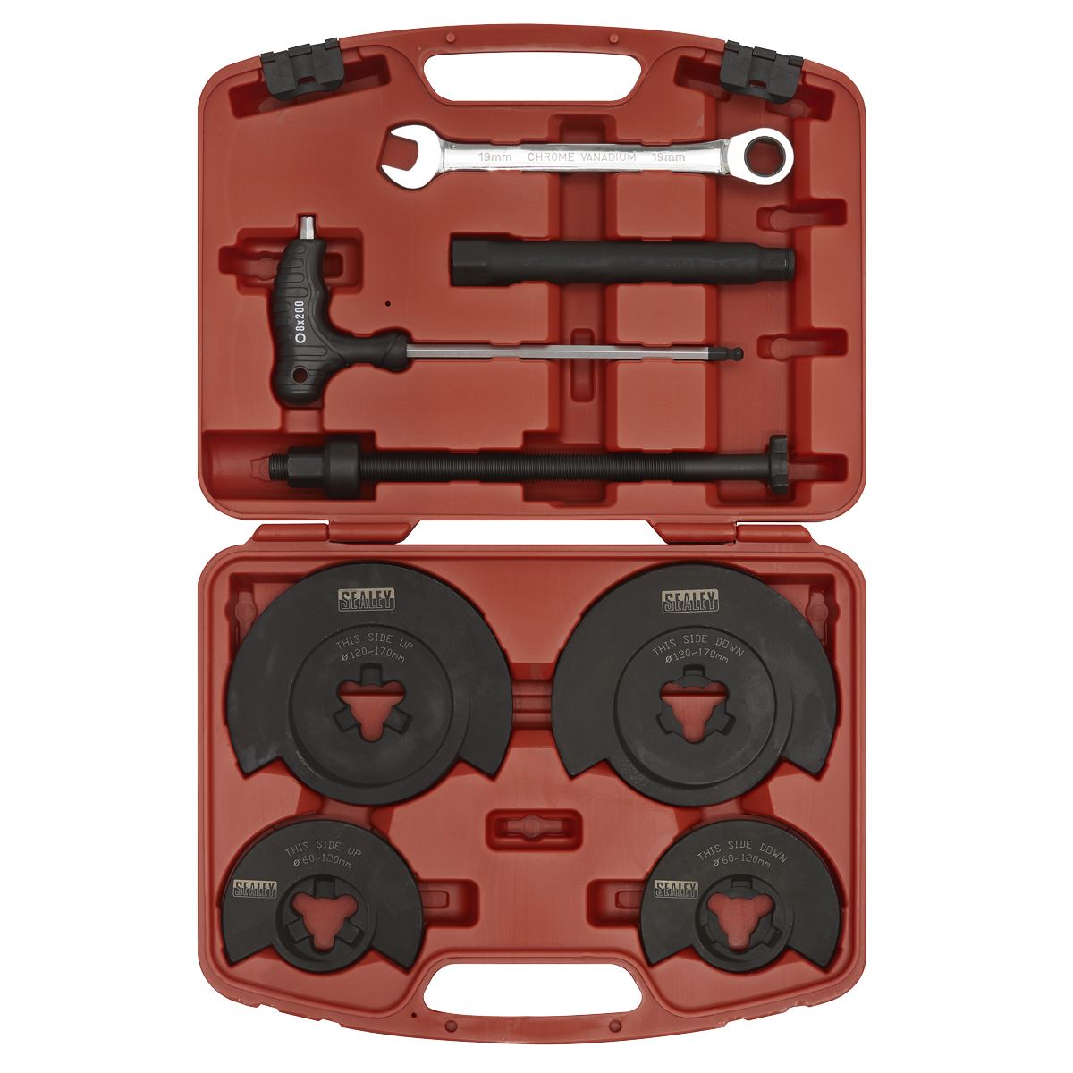 Sealey Coil Spring Compressor - Wishbone Suspension 1000kg RE2281