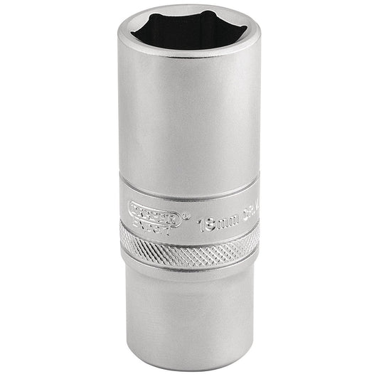 Draper 3/8" Square Drive 6 Point Metric Deep Socket (19mm) - 16586