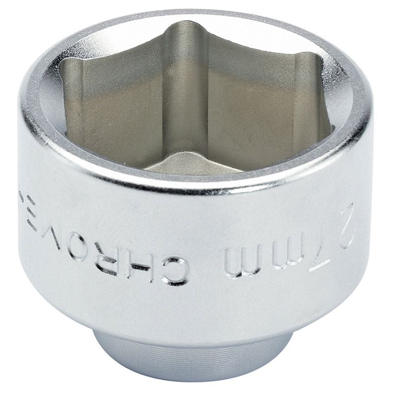 Draper 1x Expert 3/8" Square Drive 27mm Oil Filter Cap Socket Professional Tool - 13425