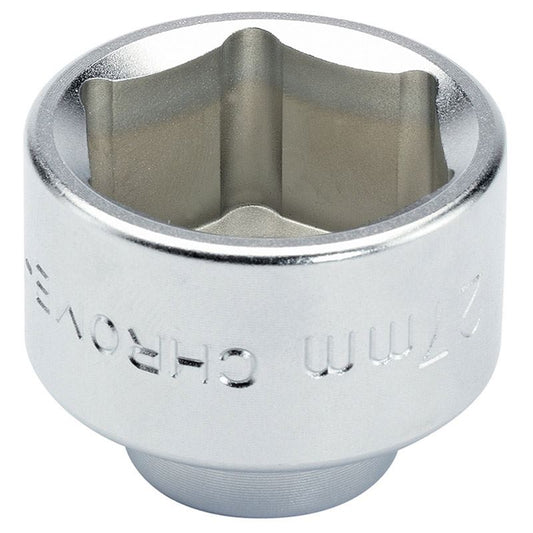 Draper 1x Expert 3/8" Square Drive 27mm Oil Filter Cap Socket Professional Tool - 13425