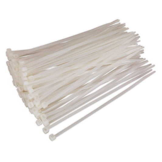 Sealey Cable Tie 200 x 4.8mm White Pack of 100 CT20048P100W