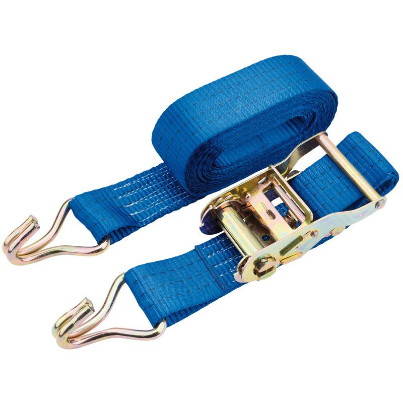 Draper 1000Kg Ratcheting Tie Down Straps 5.4m x 50mm - 60958