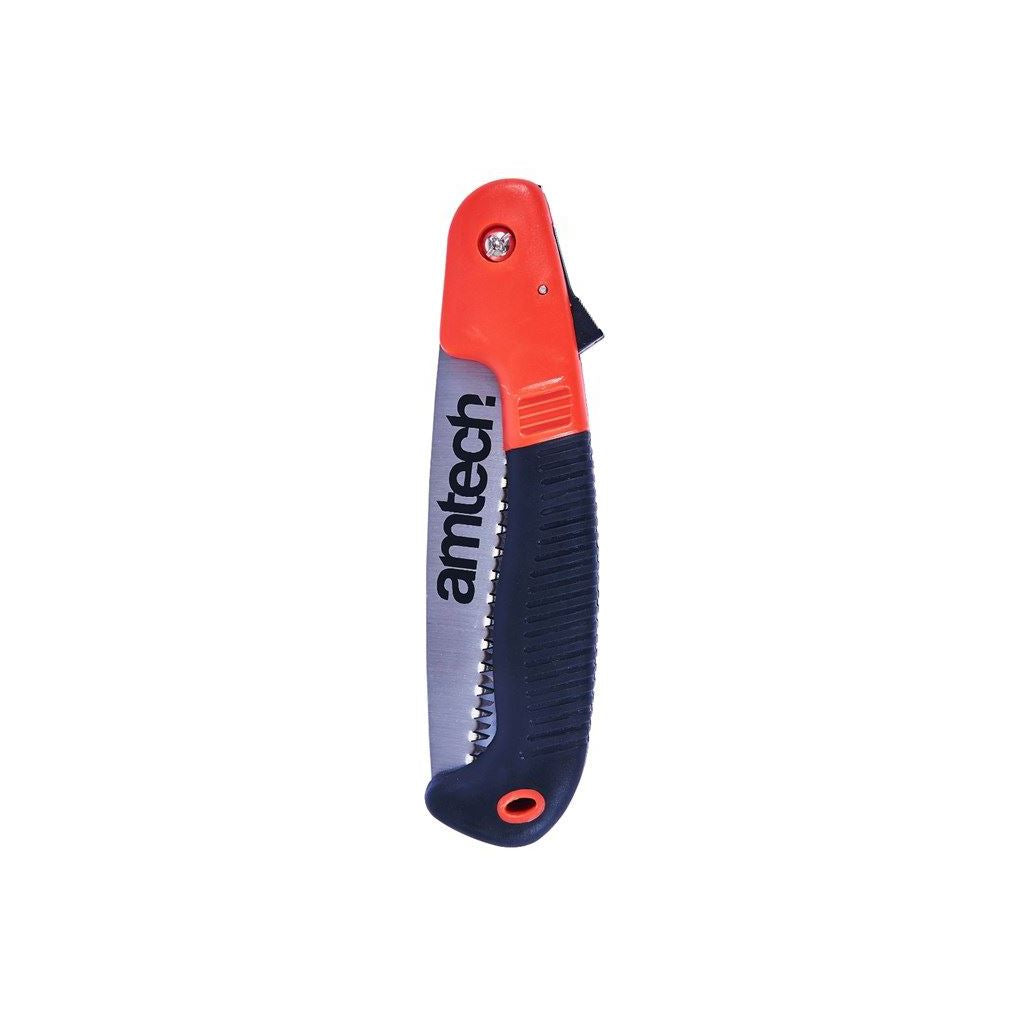 Amtech Folding Pruning Saw Cut Branches Fast Efficient Gardening Two Tone Handle - U0850