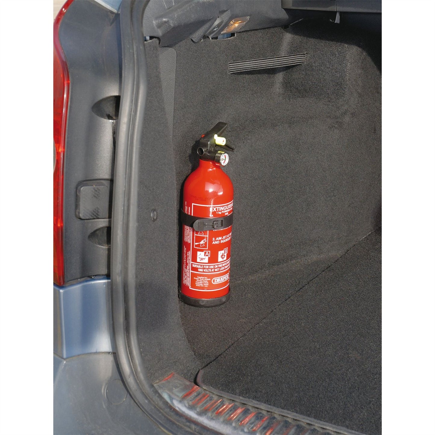 Draper 1kg Dry Powder Fire Extinguisher FIRE1B - 22185