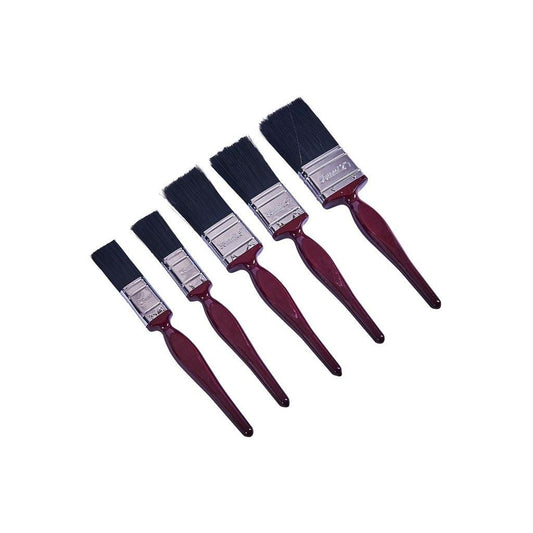 Amtech Pack of 5 Paint Brush Set No Loss+Classic Wooden Handle - G4340