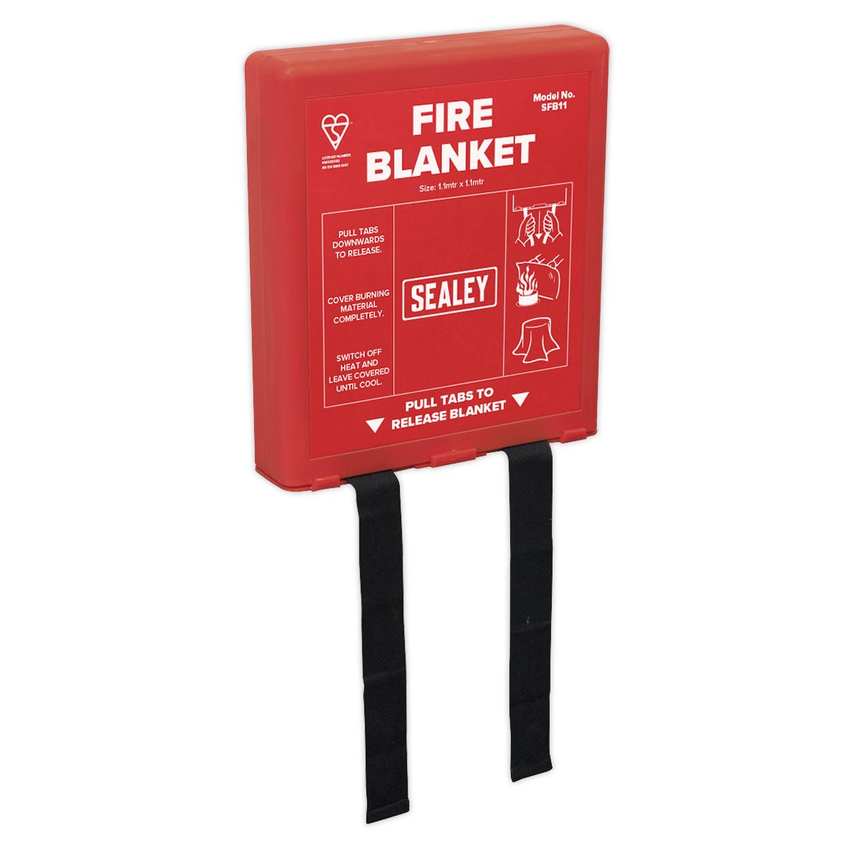 Sealey Fire Blanket 1.1 x 1.1m SFB11