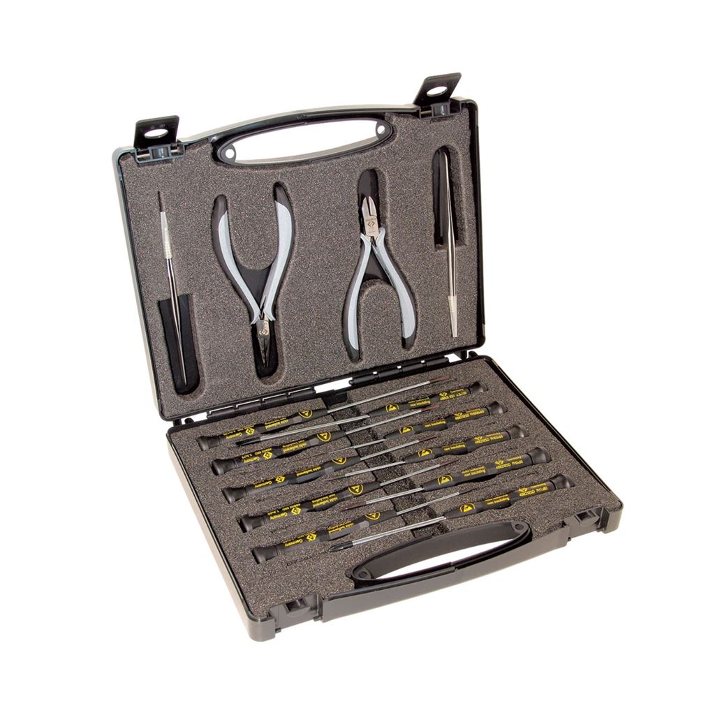 CK Tools SensoPlus ESD 14 Piece Tool Kit T3707DX